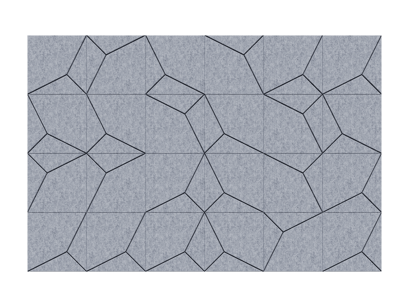 Constellations Wall — Gris Claro