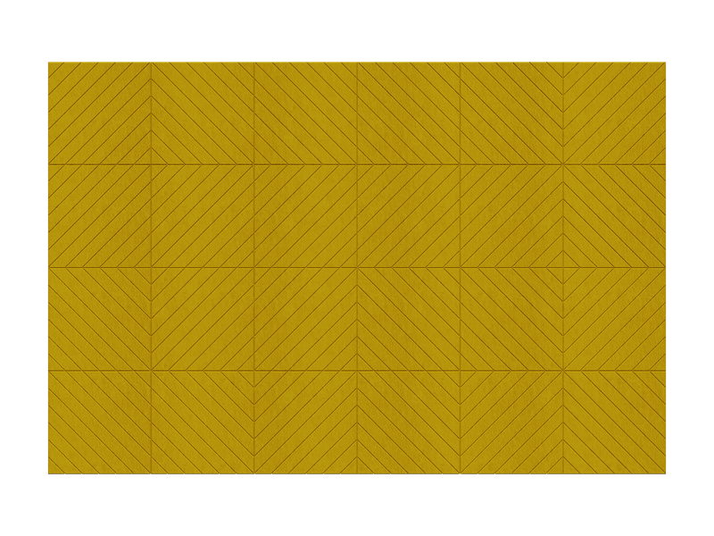 Diagonals Wall — Ocre