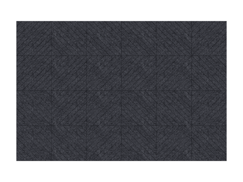 Diagonals Wall — Carbón