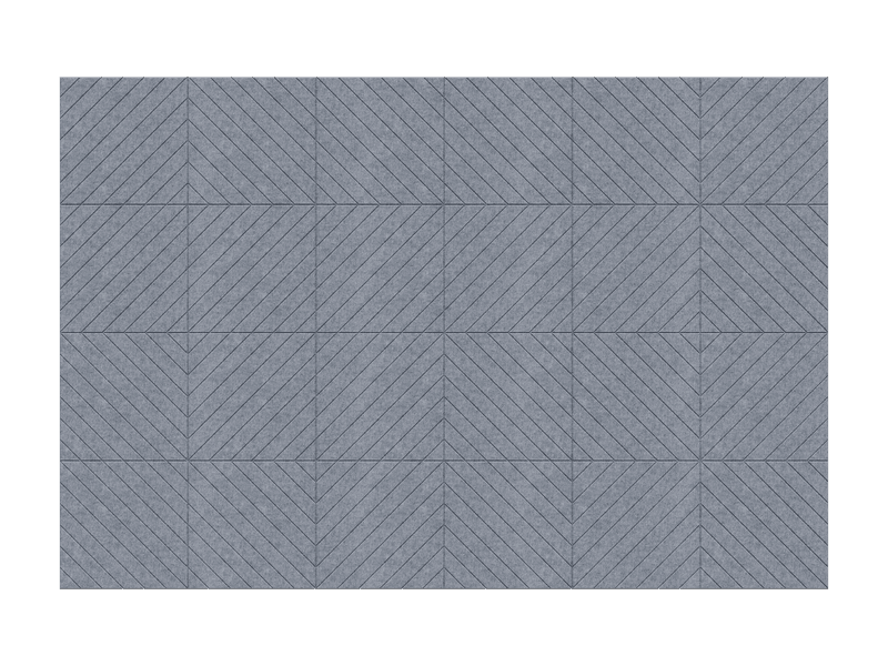 Diagonals Wall — Gris Claro