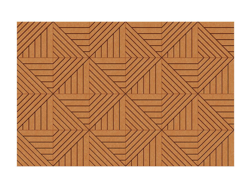 Doublelines Wall — Cobre