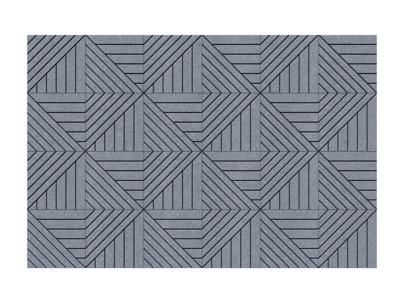 Doublelines Wall — Gris Claro