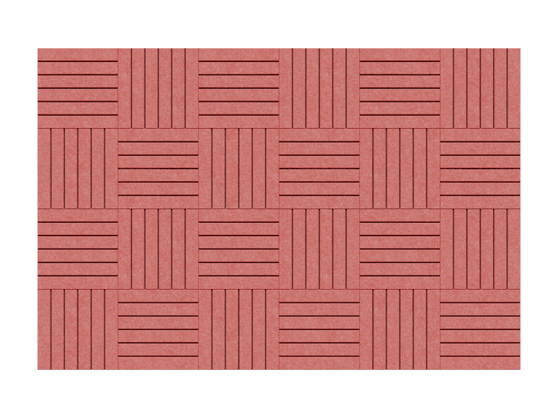 Tileline Wall — Terracota