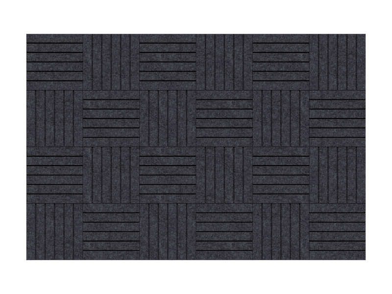 Tileline Wall — Carbón
